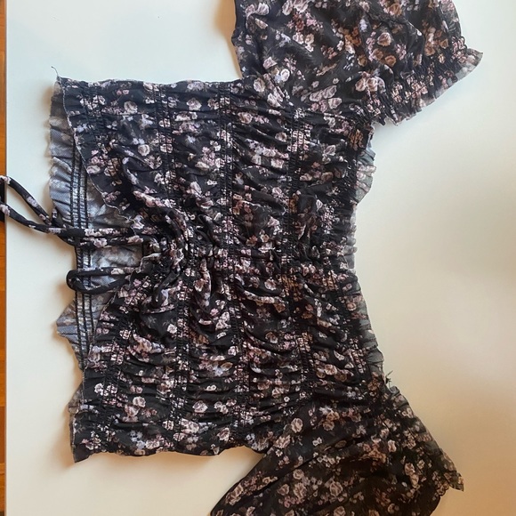 Garage floral crop top - Picture 1 of 2